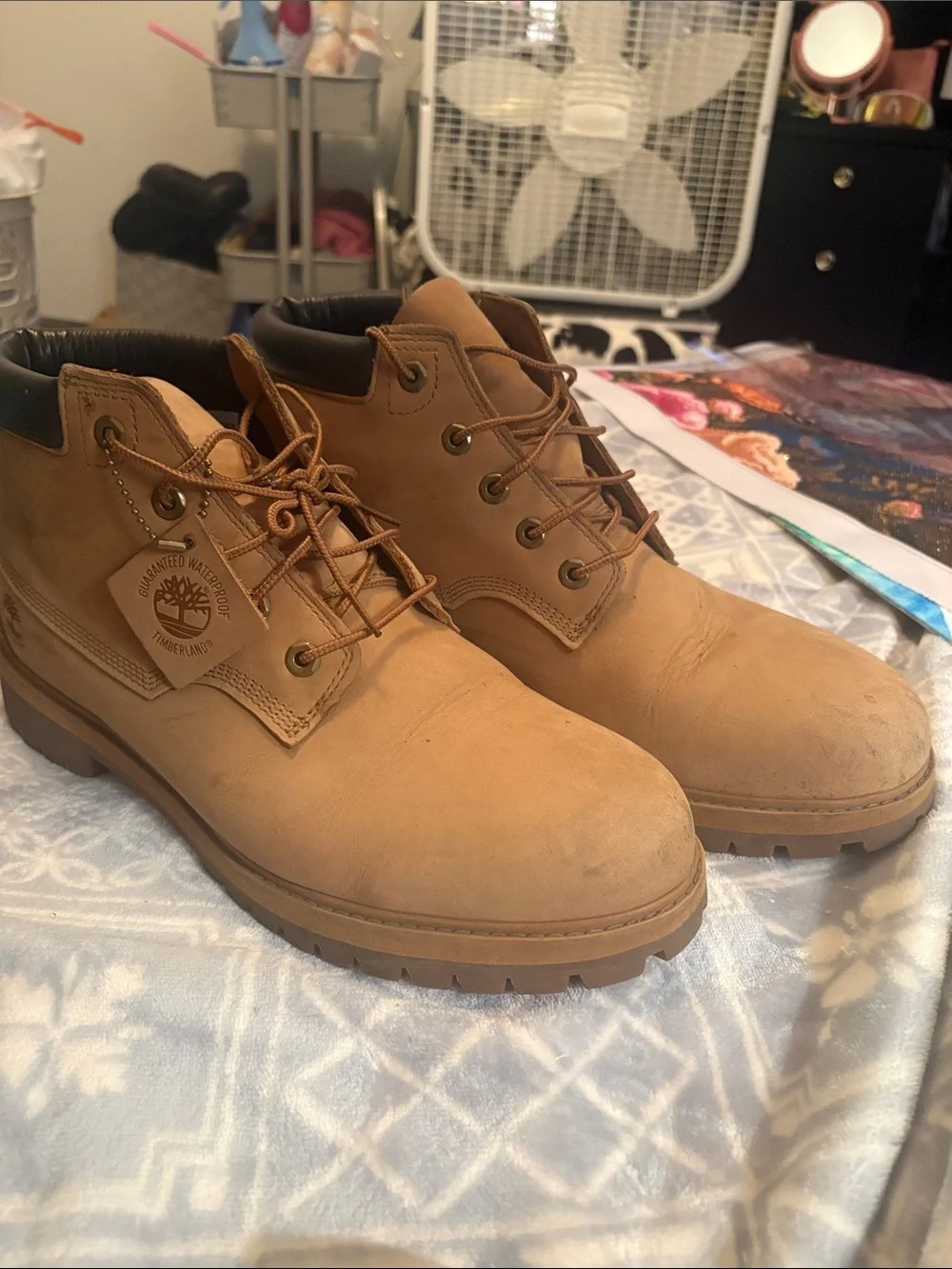 Timberland Wheat Nubuck Chukka Work Boots